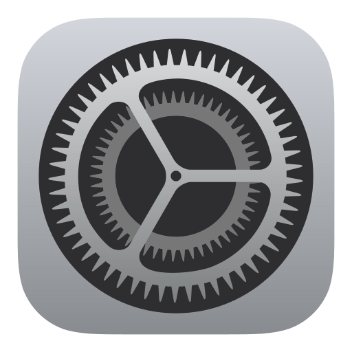 ứng dụng có biểu tượng bánh răng